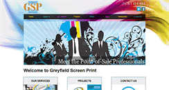 Desktop Screenshot of greyfieldscreenprint.co.uk