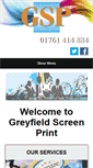 Mobile Screenshot of greyfieldscreenprint.co.uk